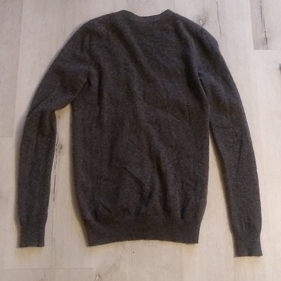 Ann Taylor 100% cashmere Cardigan‎ gray long - Picture 6 of 7